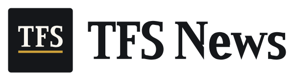 The TFS News lockup in full colour