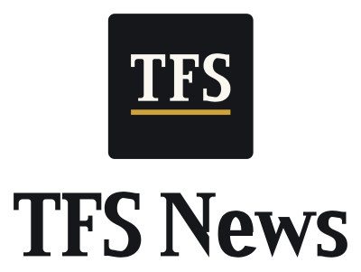 The TFS News stacked lockup