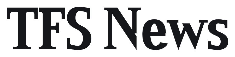 The TFS News wordmark on its own